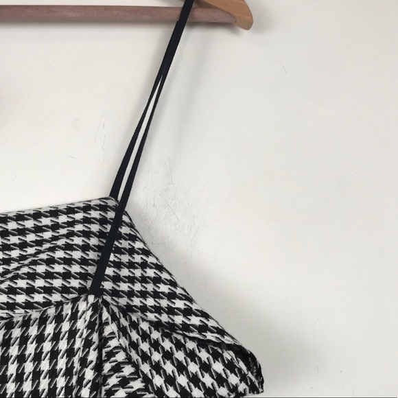 Urban Outfitters Y2K Square Neck Houndstooth Mini Dress Size‎ Medium - Picture 8 of 12